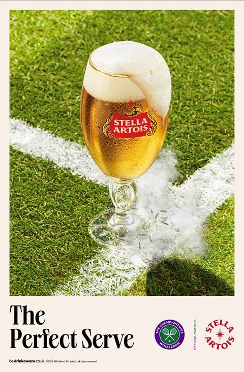 stella artois Wimbledon Perfect Serve Visual