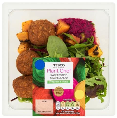 Plant Chef Sweet Potato Falafel Salad