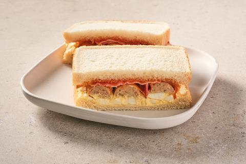 Around Noon all-day breakfast sandwich
