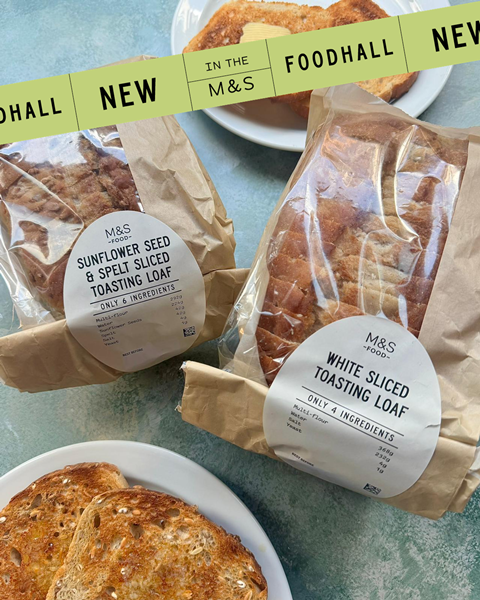 M&S Only Ingredients loaves