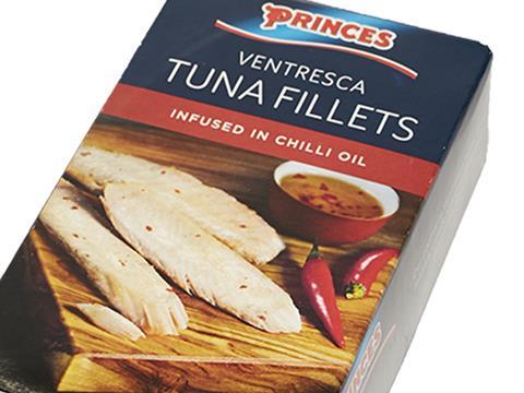 princes tuna with chilli oil