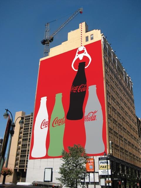 Coke outdoor mock-up