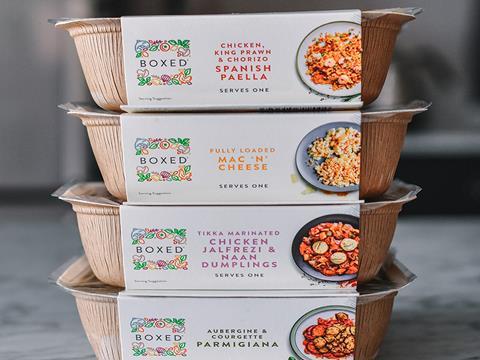 Boxed ready meals