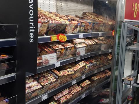 asda revamped meat aisle