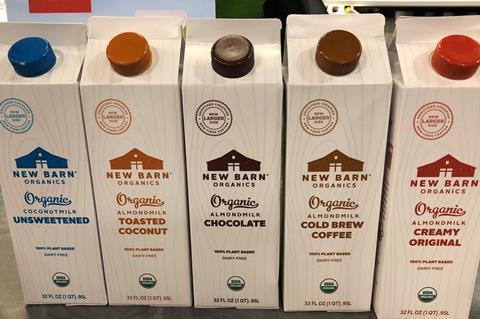 new barn organic dairy free milks