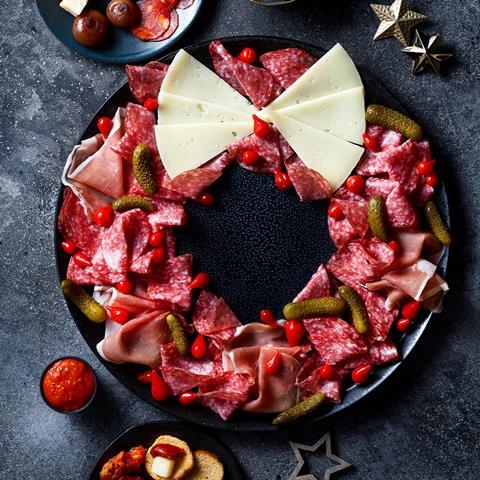 Charcuterie Wreath option