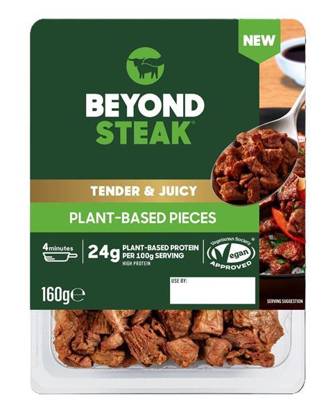 Beyond Meat Beyond Steak Pieces plantbased vegan meat alternative