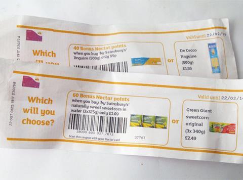 Sainsbury's vouchers