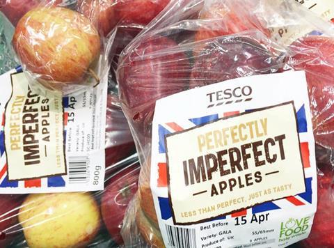 tesco imperfect wonky apples