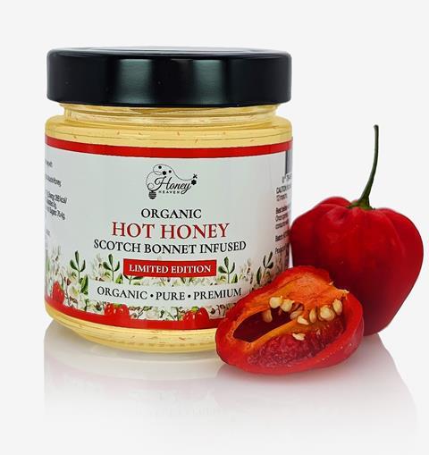 Hot honey with pepper