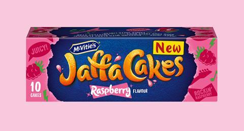 Jaffa Cakes Rockin' Raspberry by McVitie's  2100x1126