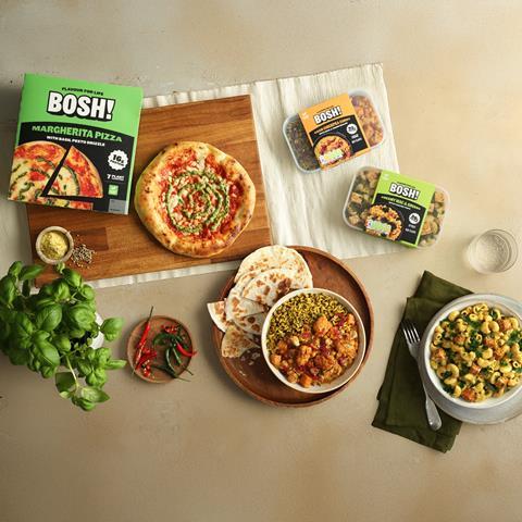 Bosh prepared meals range vegan