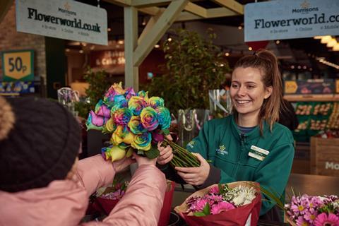 Morrisons Staff Worker Flowers