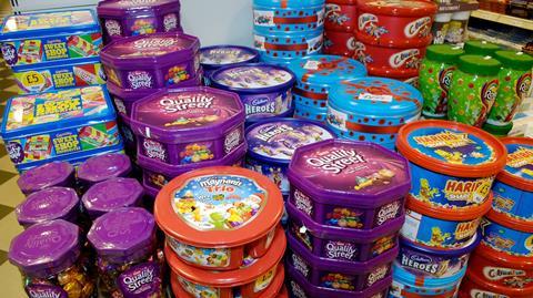 Morrisons Christmas Sharing Tubs