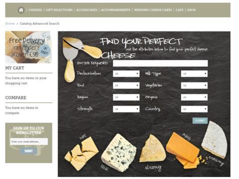 Cheese society advanced search