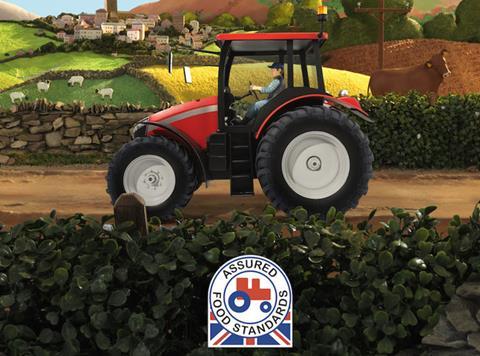 Red tractor