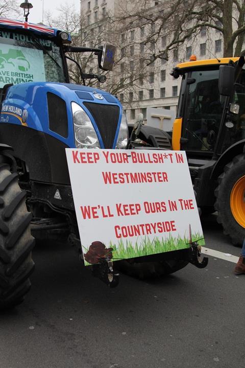 London Feb protests 2