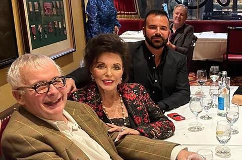 Stuart Machin Joan Collins Instagram