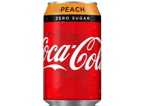 Coke Zero Peach
