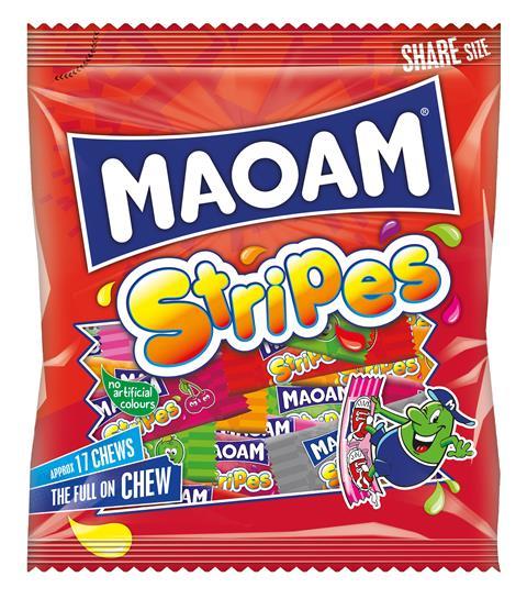 Maoam 40046601 Stripes 140g white bg