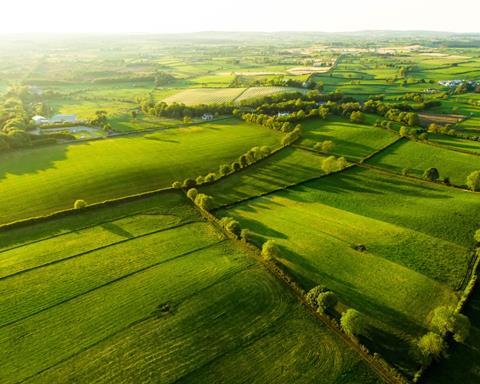 Aerial Green Fields cropped