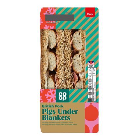 MAN-082663 Pigs Under Blanket Sandwich render