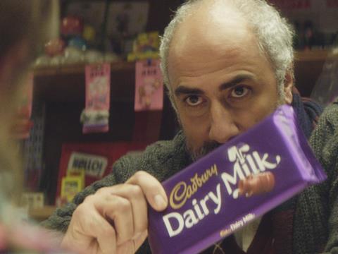 Cadbury Dairy Milk ad still Jan 2018