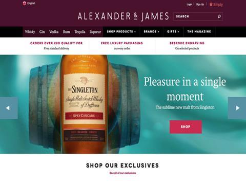 alexander and james online shop
