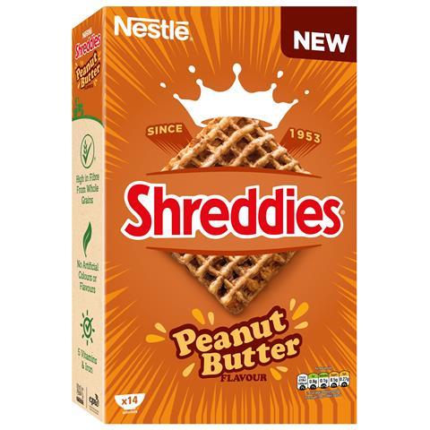 Shreddies Peanut Butter Flavour - Pack Shot