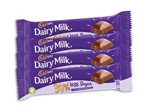 Dairy Milk reduced sugar