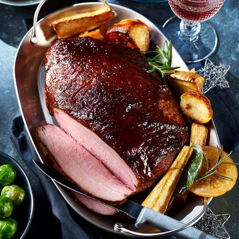 ES Gammon Joint with Brown Butter & Spiced Dark Rum Glaze