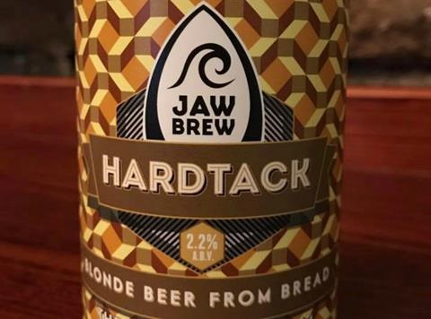 Jaw Brew's Hardtack beer made with bread