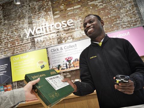 waitrose staff click and collect