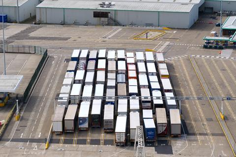 dover port lorries