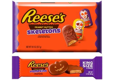 Reeses skeletons halloween