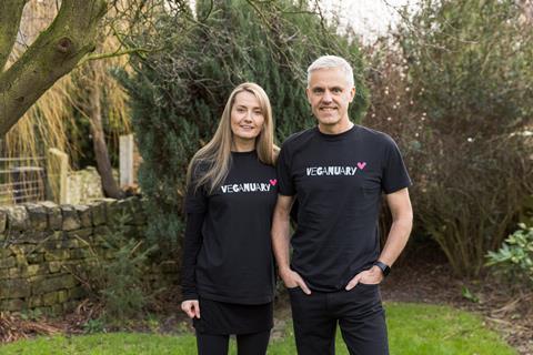 Veganuary founders jane land matthew glover 2023