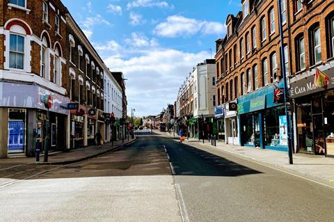 empty high street shop