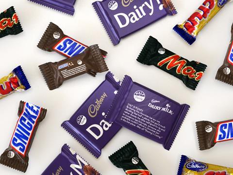 half chocolate bars shrinkflation