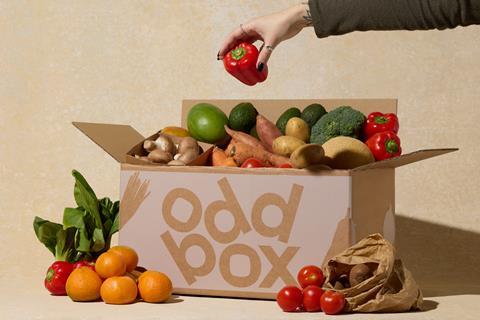 Oddbox fruit & veg box