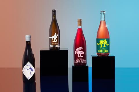 Nouveau wine rebranding New Theory lineup