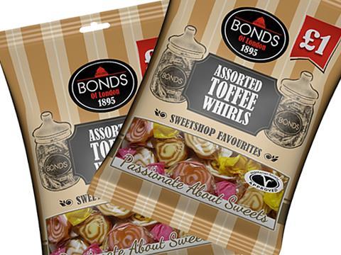 Bonds veggie sweets