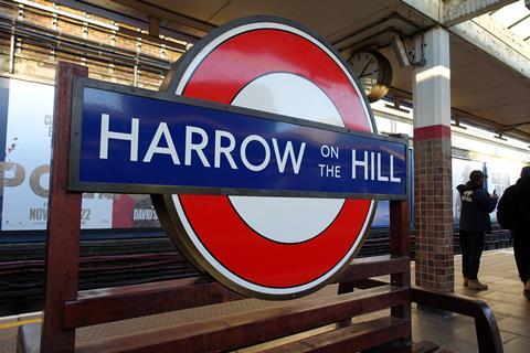 harrow on the hill tube station