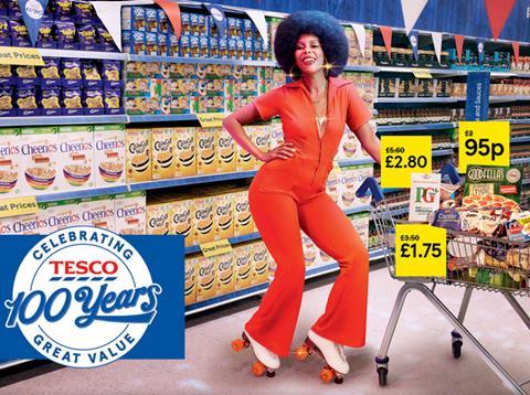 tesco 100th anniversary ad