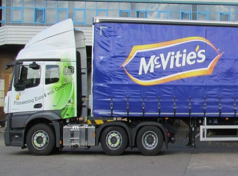 mcvities lorry