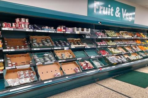 Tesco fruit and veg