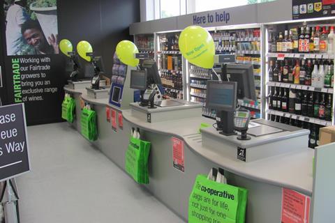 Radstock Coop Tills checkout