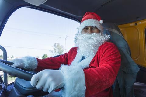 Christmas lorry GettyImages-1287971583