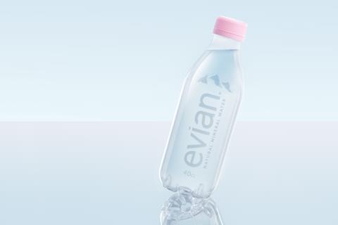 evian label free bottle - landscape 