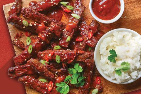 squeaky bean sticky chinese ribs
