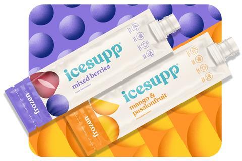 Icesupp frozen smoothie pouches